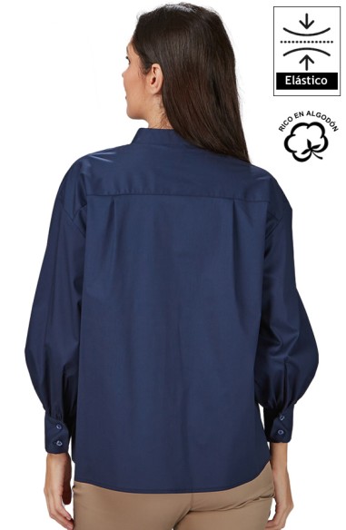 CAMICIA OVERSIZE DA MANICA A SBUFFO DONNA MADDALENA