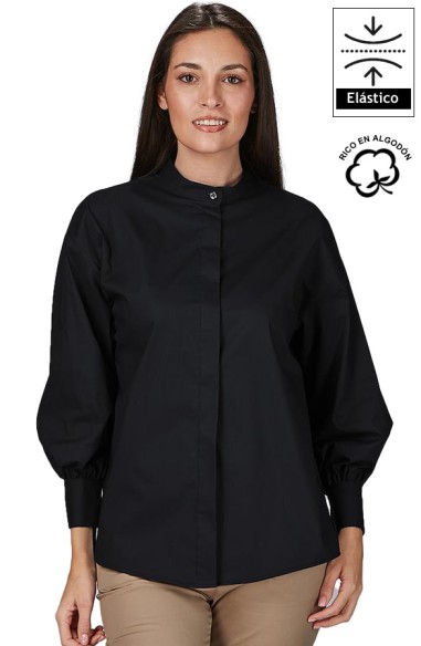CAMISA OVERSIZE MANGAS ABULLONADAS MUJER MADDALENA