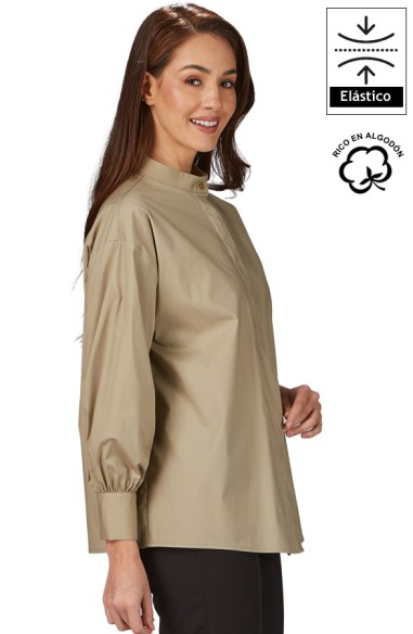CAMICIA OVERSIZE DA MANICA A SBUFFO DONNA MADDALENA