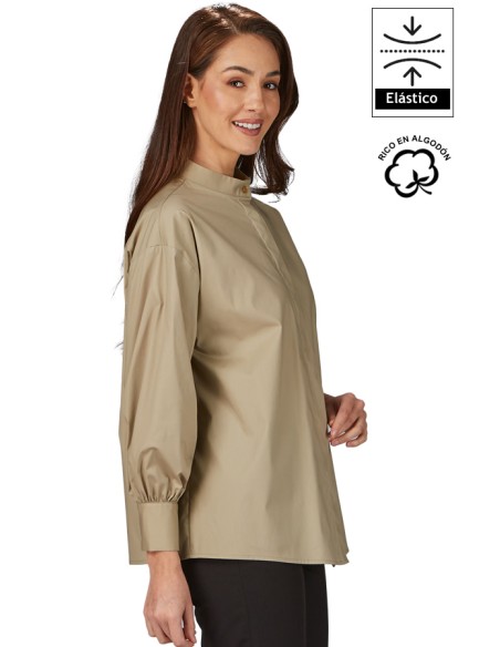 CAMICIA OVERSIZE DA MANICA A SBUFFO DONNA MADDALENA