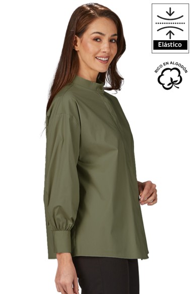 CAMICIA OVERSIZE DA MANICA A SBUFFO DONNA MADDALENA