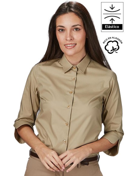 CAMISA MUJER MANGA 3/4 BEATRICE