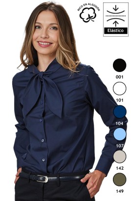 CAMISA CON LAZO MUJER CINZIA
