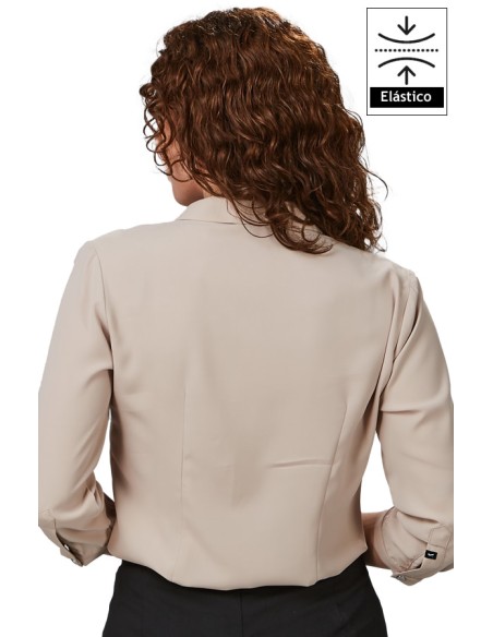 BLUSA CON LAZO y MANGA 3/4 MUJER FLAVIA