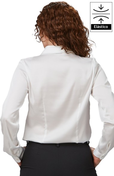 CAMICIA SATINATA CON FIOCCO DONNA ORIANA