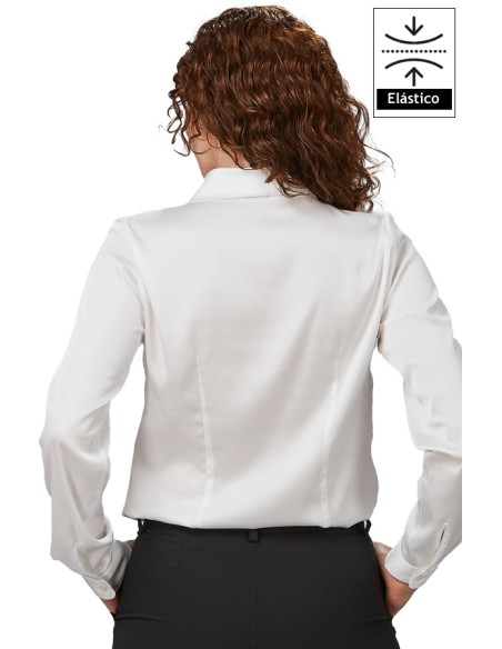 CAMICIA SATINATA CON FIOCCO DONNA ORIANA
