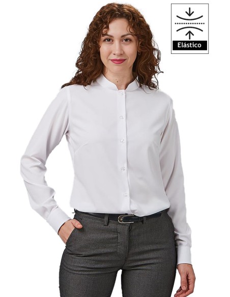 CAMISA COOL DRY CUELLO MAO MUJER GIULIA