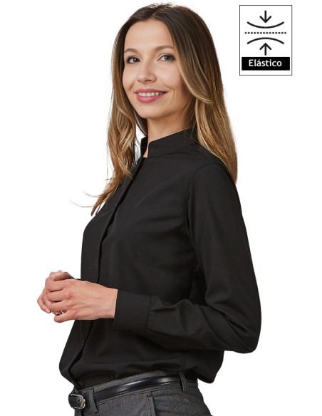 CAMISA COOL DRY CUELLO MAO MUJER GIULIA