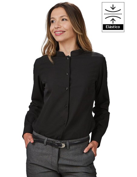 CAMISA COOL DRY CUELLO MAO MUJER GIULIA
