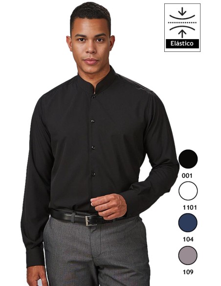 CAMICIA COOL DRY COLLO ALLA COREANA UOMO MATTEO