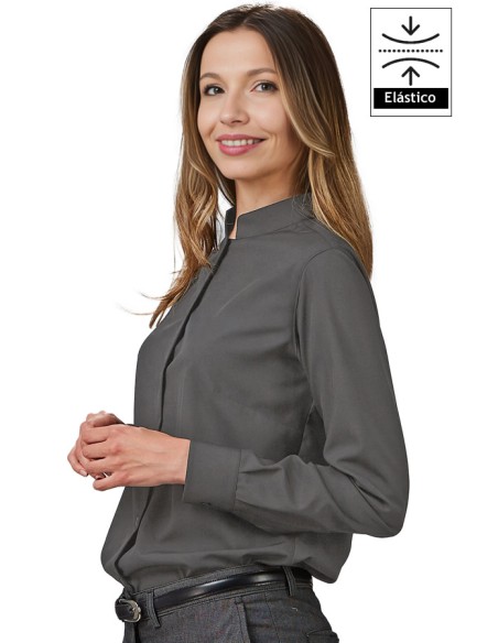 CAMISA COOL DRY CUELLO MAO MUJER GIULIA