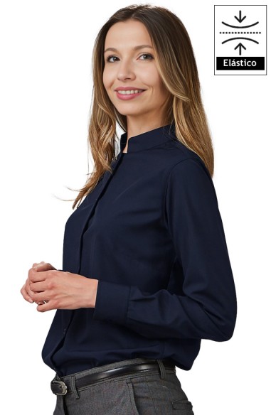 CAMISA COOL DRY CUELLO MAO MUJER GIULIA