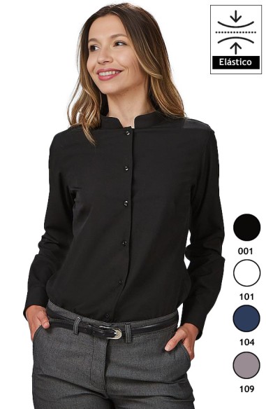 CAMISA COOL DRY CUELLO MAO MUJER GIULIA