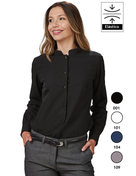 CAMISA COOL DRY CUELLO MAO MUJER GIULIA