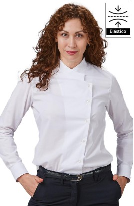 CAMISA CUELLO COCINERO MUJER ANGELICA 2