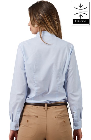 CAMISA CUELLO COCINERO MUJER ANGELICA