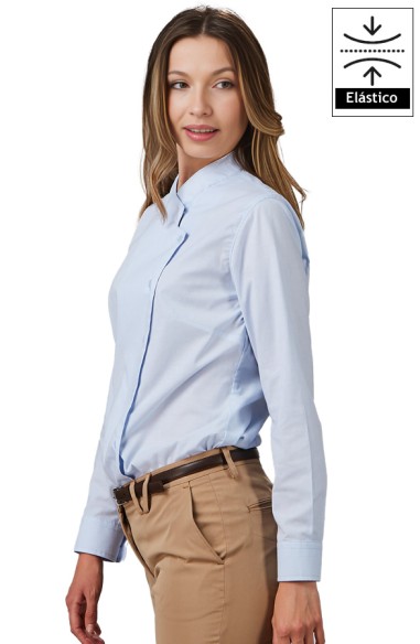 CAMISA CUELLO COCINERO MUJER ANGELICA