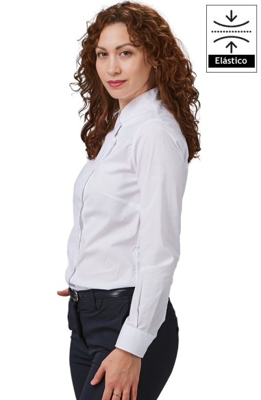 CAMISA CUELLO COCINERO MUJER ANGELICA