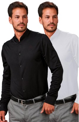 CAMISA HOMBRE C/MAO SLIM FIT INTERLOCK PIETRO