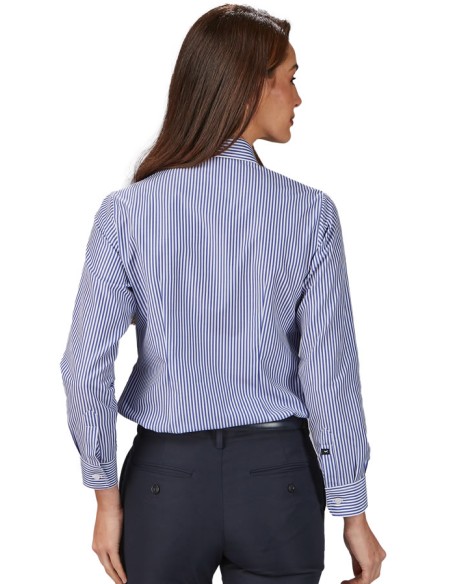 CAMISA RAYAS MUJER ANNALISA - raya azulina