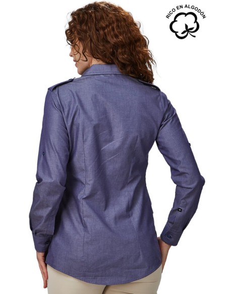 CAMISA MANGA REGULABLE MUJER DANIELA