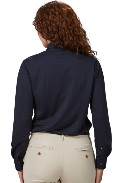 CAMISA AIR DRY CLASICA MUJER NICOLETTA - marino