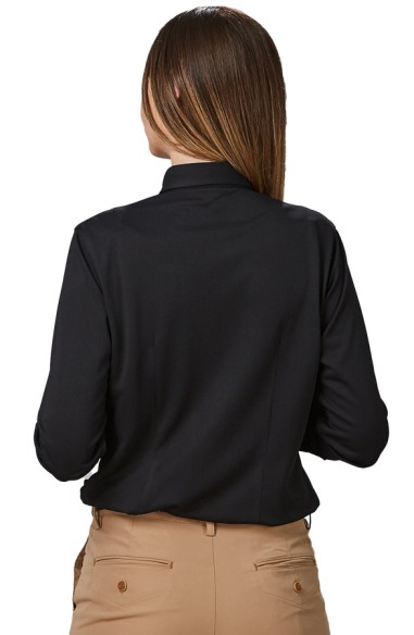 CAMISA AIR DRY CLASICA MUJER NICOLETTA - negra
