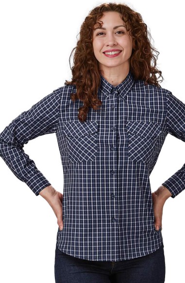 CAMISA DE CUADROS MUJER CATERINA