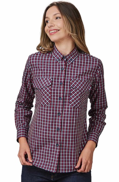 CAMISA DE CUADROS MUJER CATERINA