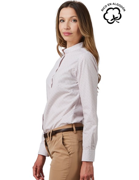 CAMISA BANDERAS MUJER VIOLA