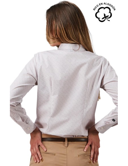 CAMICIA BANDIERE DONNA VIOLA
