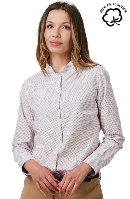 CAMICIA BANDIERE DONNA VIOLA