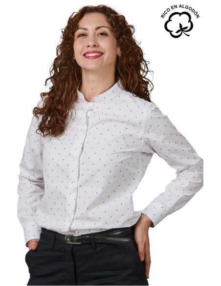 CAMISA ESTAMPADO CUBOS MUJER GINEVRA