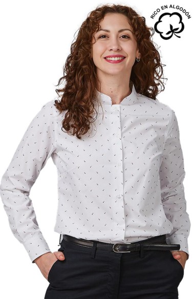 CAMISA ESTAMPADO CUBOS MUJER GINEVRA