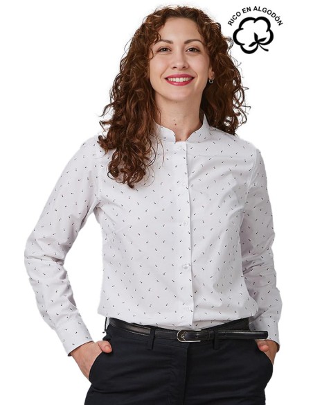 CAMISA ESTAMPADO CUBOS MUJER GINEVRA