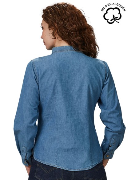 CAMISA TEJANA 3 BOTONES MUJER JULIETTA