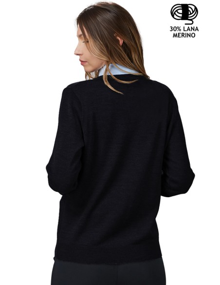 JERSEY MUJER M/L CUELLO V