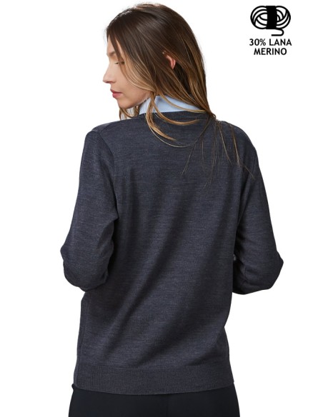JERSEY MUJER M/L CUELLO V