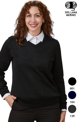 JERSEY MUJER M/L CUELLO V
