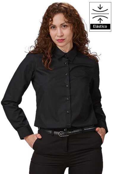 CAMICIA DONNA M/L ELASTAN