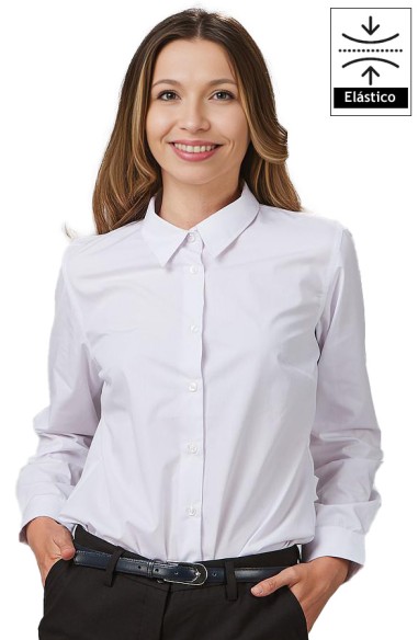 CAMICIA DONNA M/L ELASTAN