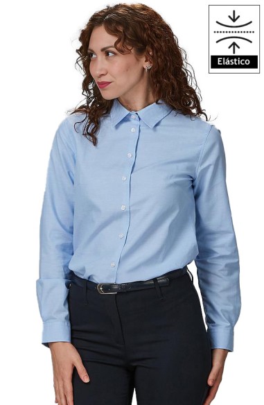 CAMICIA DONNA M/L ELASTAN