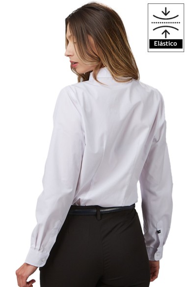 CAMICIA DONNA M/L ELASTAN