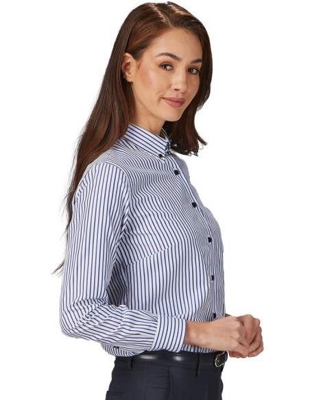 CAMICIA A RIGHE BICOLORE DONNA SIMONETTA
