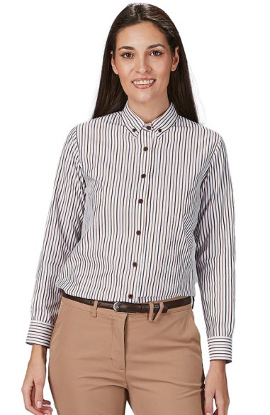 CAMICIA A RIGHE BICOLORE DONNA SIMONETTA