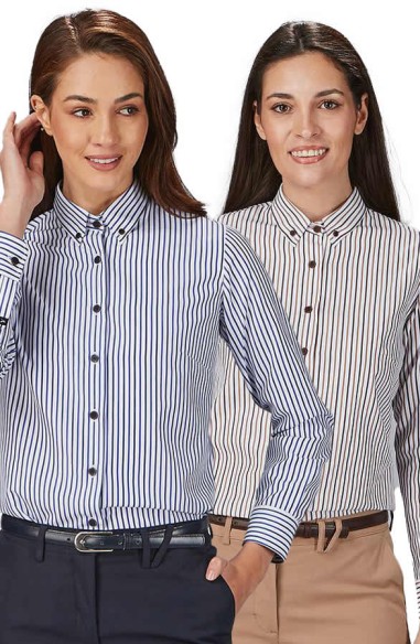 CAMISA RAYAS BICOLOR MUJER SIMONETTA