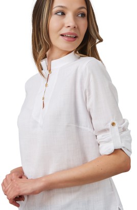 CAMISA 3 BOTONES MUJER FLORA 2
