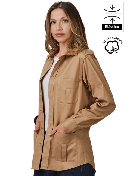 CAMICIA UNISEX MANICA ROLL UP 4 TASCHE MICHELE