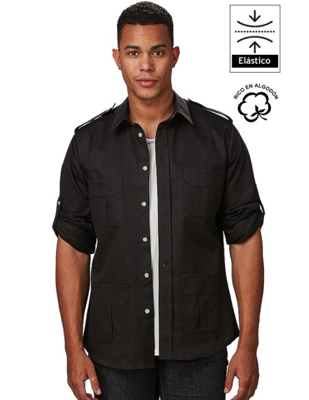 CAMICIA UNISEX MANICA ROLL UP 4 TASCHE MICHELE