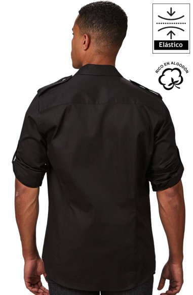 CAMICIA UNISEX MANICA ROLL UP 4 TASCHE MICHELE